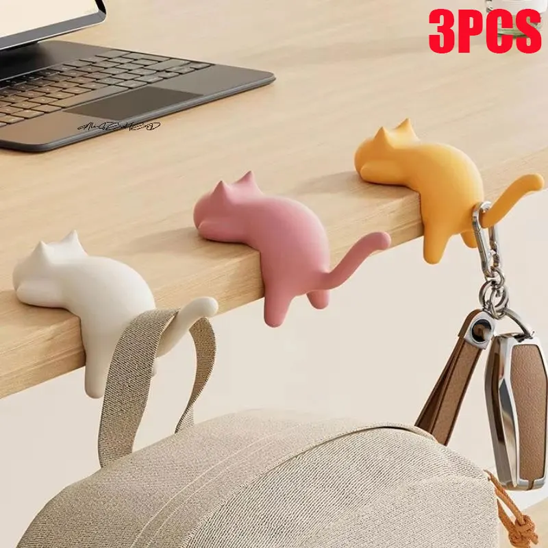 Cute Cat Bag Hook Portable Table Hook Handbag Backpack Organizer Holder for Home Office Desk Side Decor Travel Bag Hanger
Cute Cat Bag Hook Portable Table Hook Handbag Backpack Organizer Holder for Home Office Desk Side Decor Travel Bag Hanger