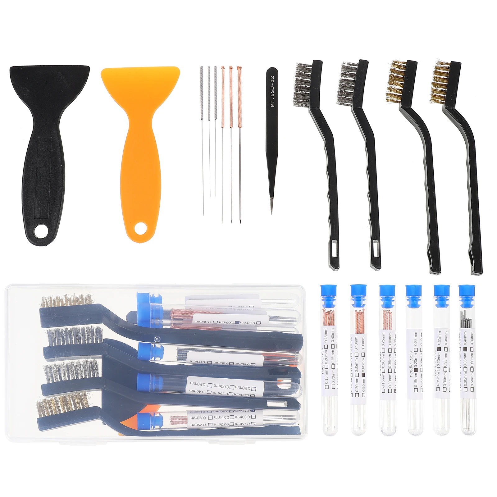 1 set 3D Printer Cleaning Tool Kit Quality Disassembling Smoothing Maintaining Compatible Nozzle Brush
1 set 3D Printer Cleaning Tool Kit Quality Disassembling Smoothing Maintaining Compatible Nozzle Brush