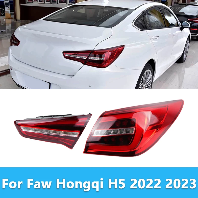 LED Car Rear Bumper Tail Light For Faw Hongqi H5 2022 2023 Tail Lamp Assembly Taillights Turn Signal Light Reversing Brake Light
LED Car Rear Bumper Tail Light For Faw Hongqi H5 2022 2023 Tail Lamp Assembly Taillights Turn Signal Light Reversing Brake Light