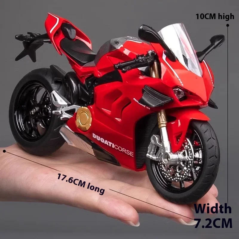 Ducati Panigale V4S 1:12 motorcycle model, die-casting computer office furniture, trend display, friend gift
Ducati Panigale V4S 1:12 motorcycle model, die-casting computer office furniture, trend display, friend gift