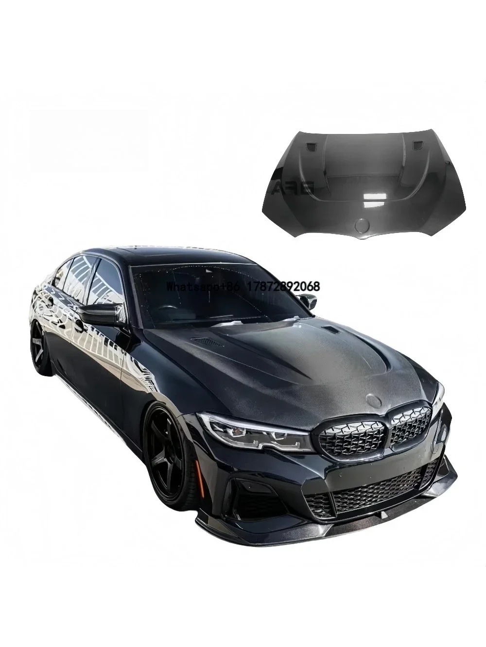 New Durable Carbon Fiber Black Hood in Vertical Billet Style for 3 Series G20 G28 (2020+) Lightweight Bolt-On Body Kit Clips
New Durable Carbon Fiber Black Hood in Vertical Billet Style for 3 Series G20 G28 (2020+) Lightweight Bolt-On Body Kit Clips
