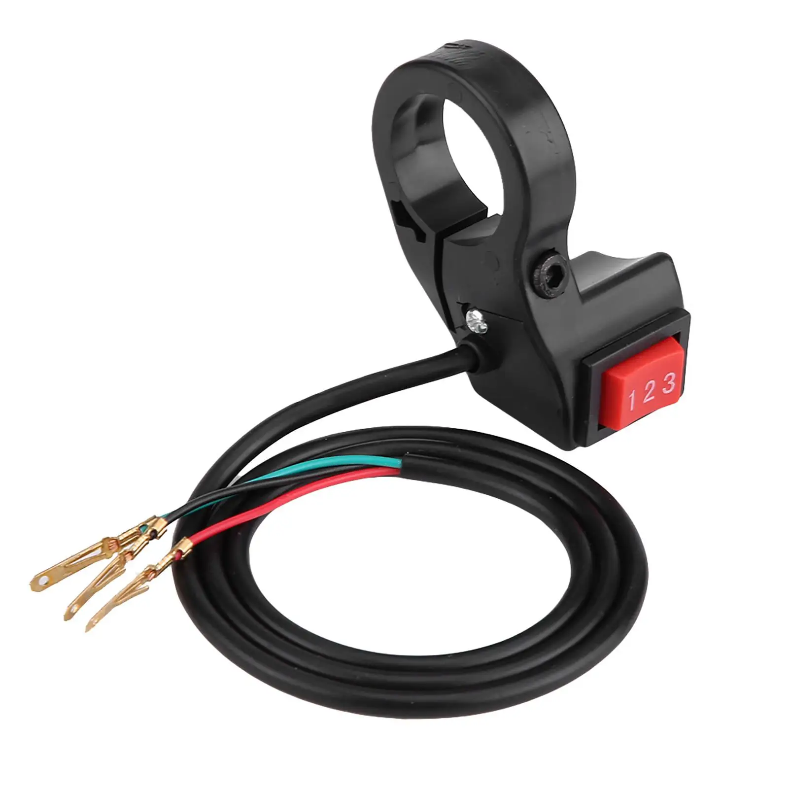 22mm 7/8in Electric Control Switch for motorcycle E-bike Scooter - 3 Handlebar Push Button
22mm 7/8in Electric Control Switch for motorcycle E-bike Scooter - 3 Handlebar Push Button