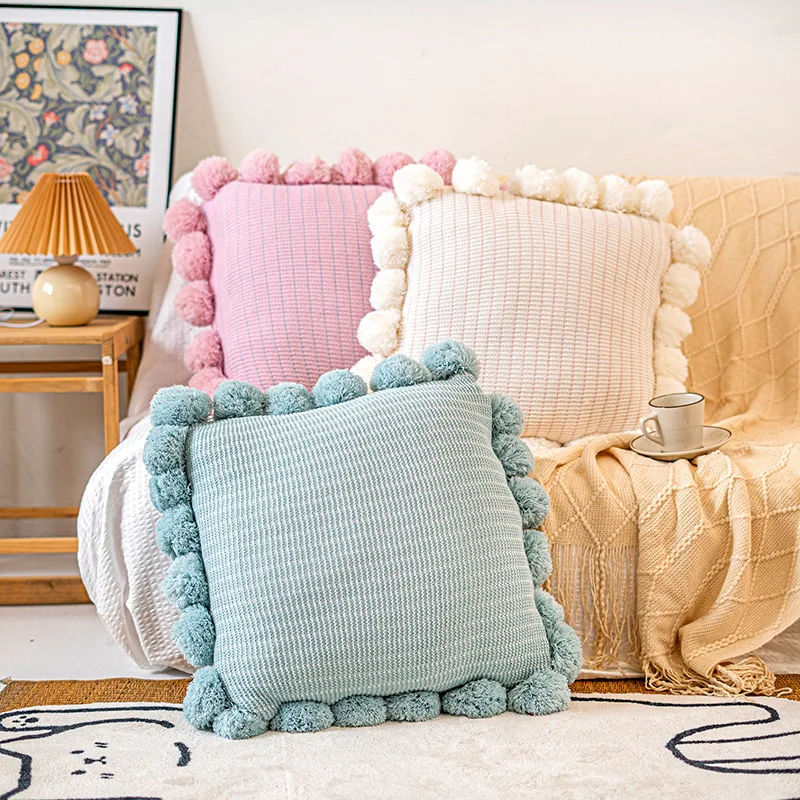 45X45CM Creative Knitted Square Pillow Household Living Room Sofa Sitting Cushion Bedroom Pillow Reading Pillow Office Pillow
45X45CM Creative Knitted Square Pillow Household Living Room Sofa Sitting Cushion Bedroom Pillow Reading Pillow Office Pillow