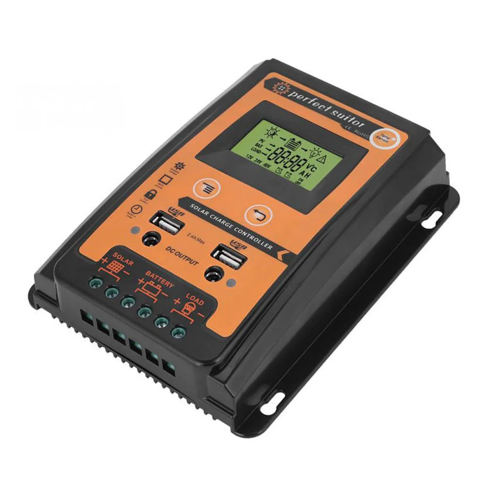 Solar Controller 30a 50a LCD Display Pwm Charge Discharge Controller Overcurrent Short Circuit Protection Automatic
Solar Controller 30a 50a LCD Display Pwm Charge Discharge Controller Overcurrent Short Circuit Protection Automatic