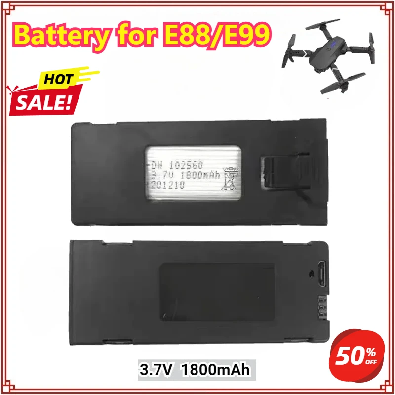 Battery for E99 E88 Drone Accessories K3 Quadcopter Remote Control Aircraft E88 Drone Backup Battery E99 Drone Battery Wholesal
Battery for E99 E88 Drone Accessories K3 Quadcopter Remote Control Aircraft E88 Drone Backup Battery E99 Drone Battery Wholesal