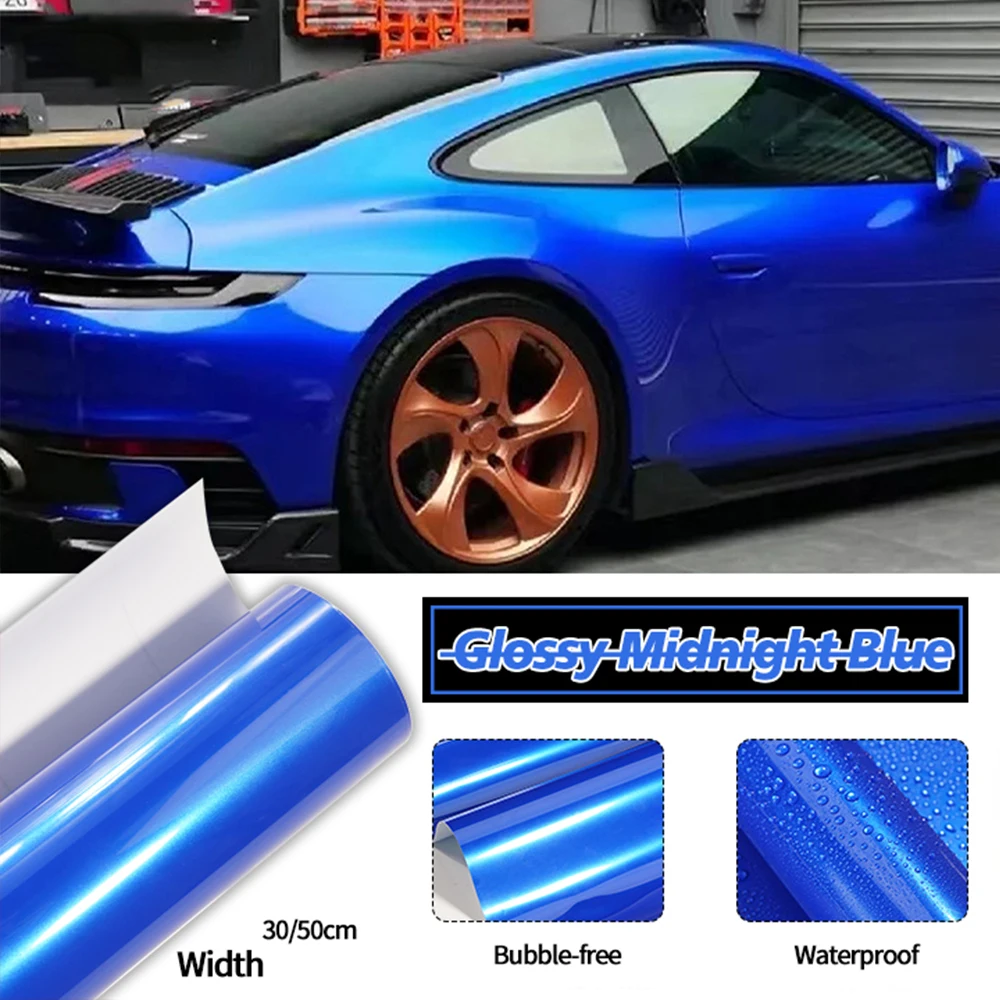 Car Sticker Premium Metallic Blue Vinyl Wrap Film Car Wrapping Film Bubble Free Car Accessories Exterior Interior Decoration
Car Sticker Premium Metallic Blue Vinyl Wrap Film Car Wrapping Film Bubble Free Car Accessories Exterior Interior Decoration