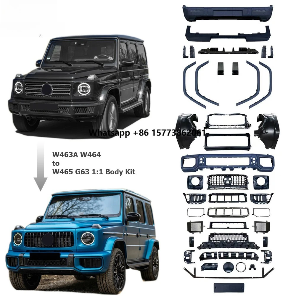 Full Set PP Bodykit for W463A W464 W465 G63 1:1 Facelift Exterior Replacement Upgrade Parts New New for G500 G63 2019Y~
Full Set PP Bodykit for W463A W464 W465 G63 1:1 Facelift Exterior Replacement Upgrade Parts New New for G500 G63 2019Y~