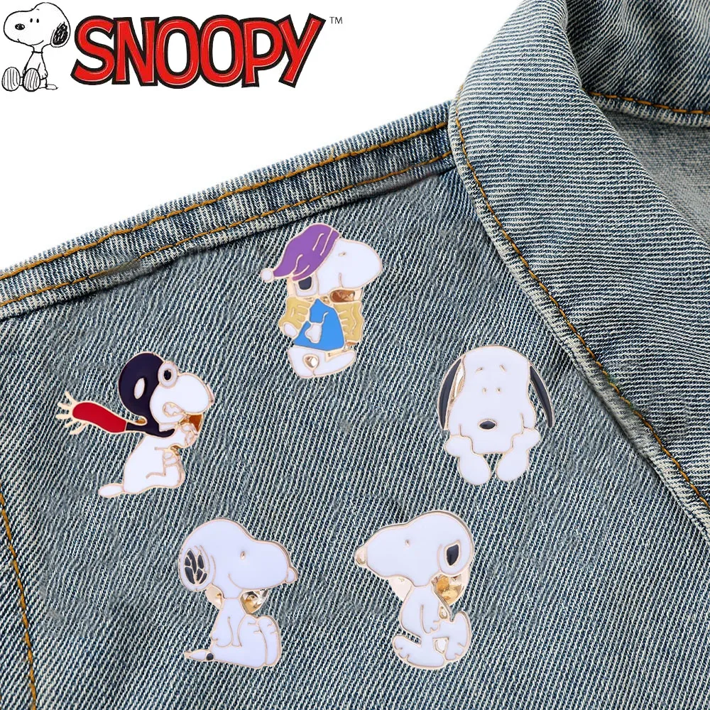 Cartoon Snoopy Metal Brooch Cute Decoration Enamel Pin Applicable To Clothes Backpack Accessories Cosplay Badge Jewelry Gifts
Cartoon Snoopy Metal Brooch Cute Decoration Enamel Pin Applicable To Clothes Backpack Accessories Cosplay Badge Jewelry Gifts