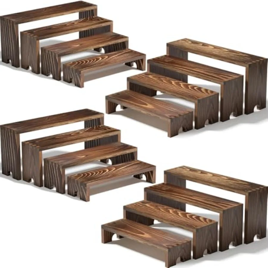 4 Set Wooden Tiered Riser Display Stands for Vendor EventsStackable Wooden Cupcake Display Stand Dessert Table Display Set Rise
4 Set Wooden Tiered Riser Display Stands for Vendor EventsStackable Wooden Cupcake Display Stand Dessert Table Display Set Rise