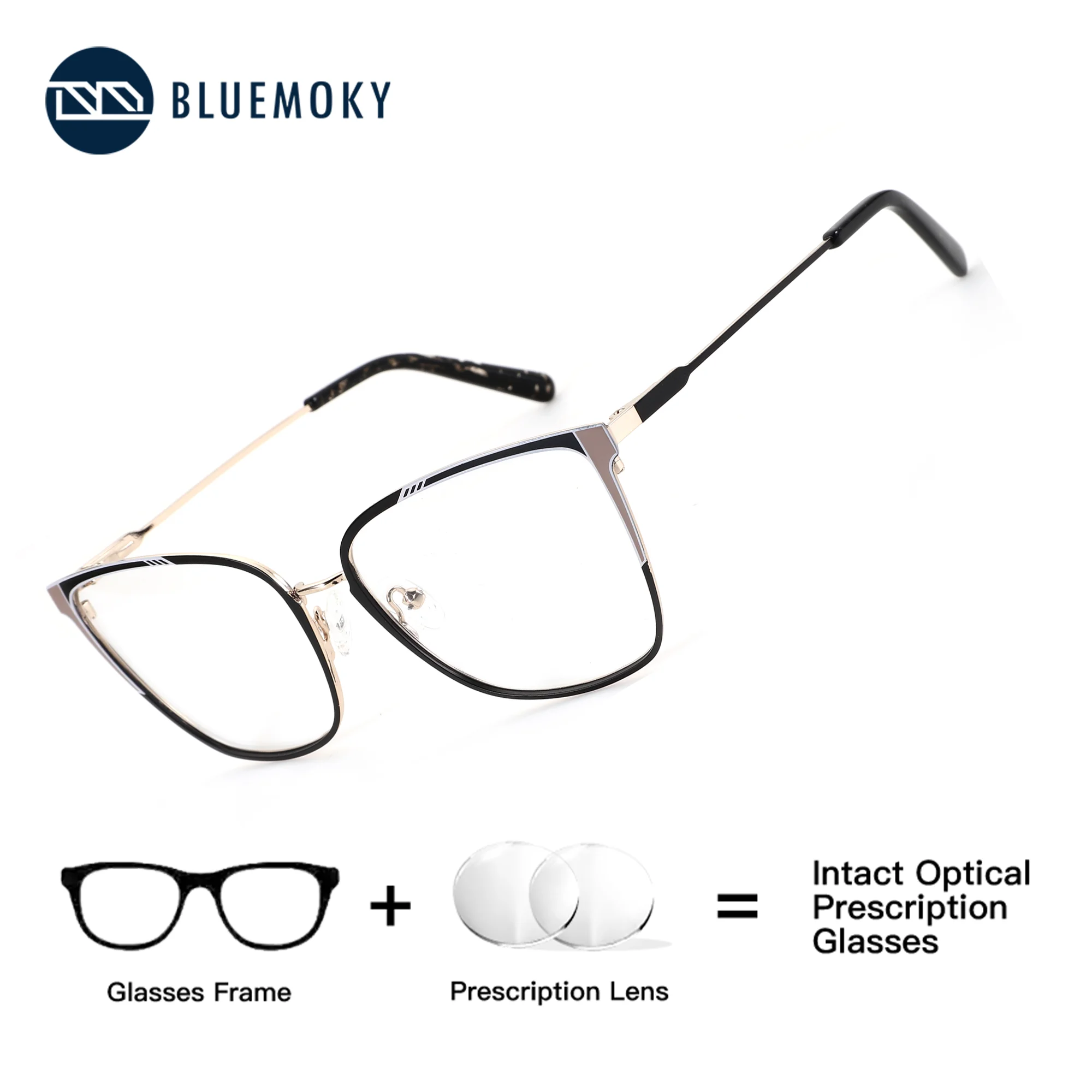BLUEMOKY (L Size) Metal Butterfly Prescription Eyewear Progressive Women's Glasses Photochromic Optical Myopia Custom Eyeglasses
BLUEMOKY (L Size) Metal Butterfly Prescription Eyewear Progressive Women's Glasses Photochromic Optical Myopia Custom Eyeglasses