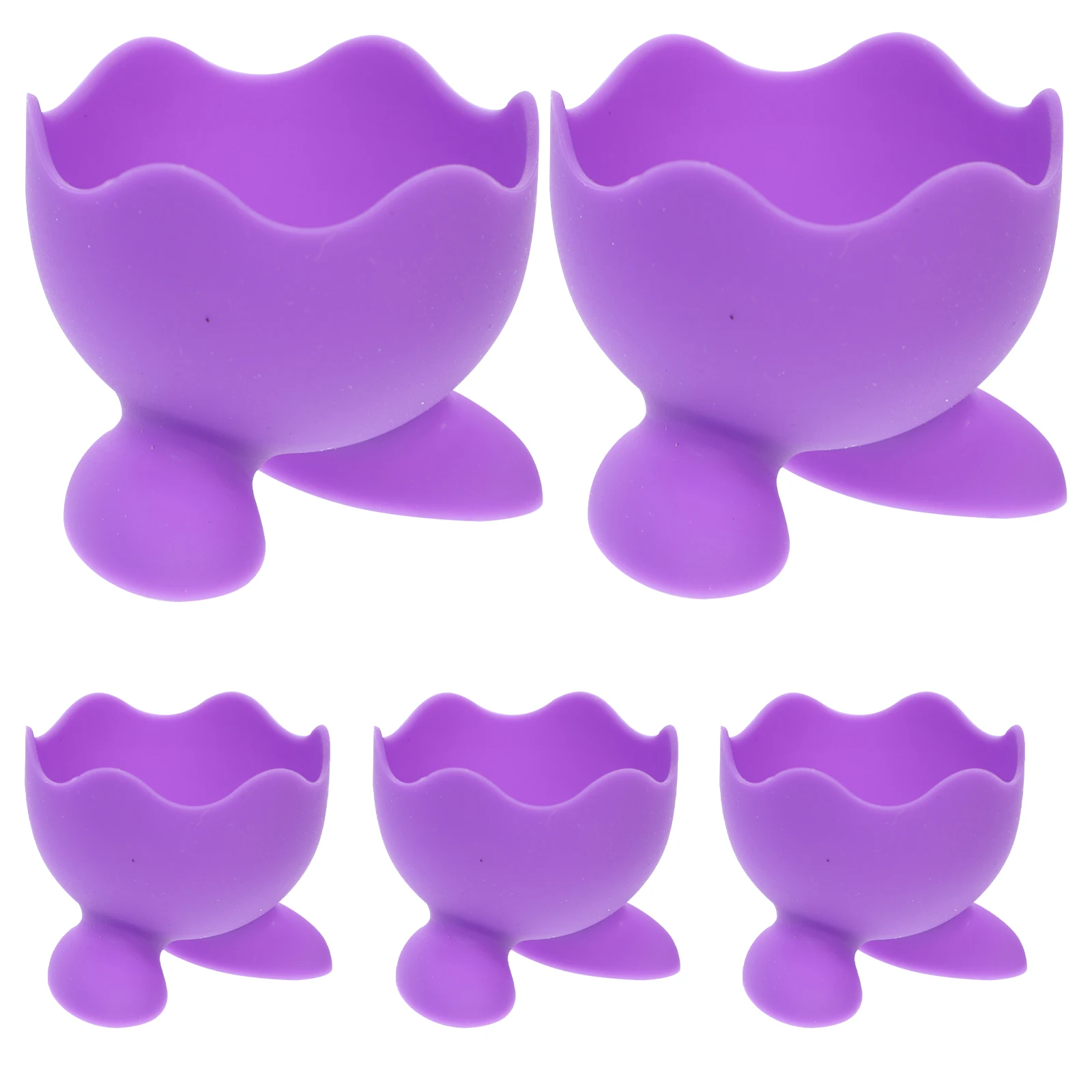 5Pcs Silicone Cup Cute Boiled Tray Safe Stand Kitchen Boiled Holder Bathroom Practical Decoration Egg Egg Holder Cup
5Pcs Silicone Cup Cute Boiled Tray Safe Stand Kitchen Boiled Holder Bathroom Practical Decoration Egg Egg Holder Cup