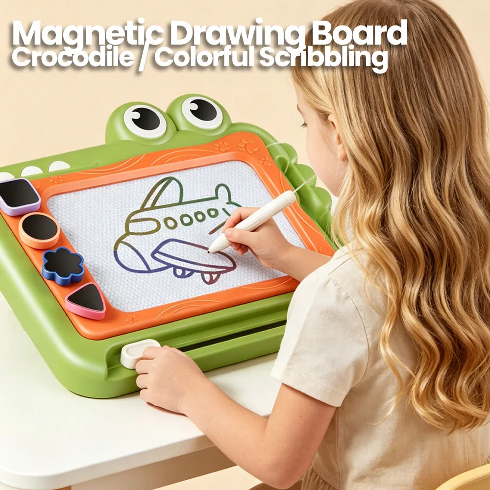 Cartoon Drawing Board Baby Puzzle Magnetic Writing Board Toy Graffiti Magnetic Drawing Board Montessori Toy for Children Gift
Cartoon Drawing Board Baby Puzzle Magnetic Writing Board Toy Graffiti Magnetic Drawing Board Montessori Toy for Children Gift
