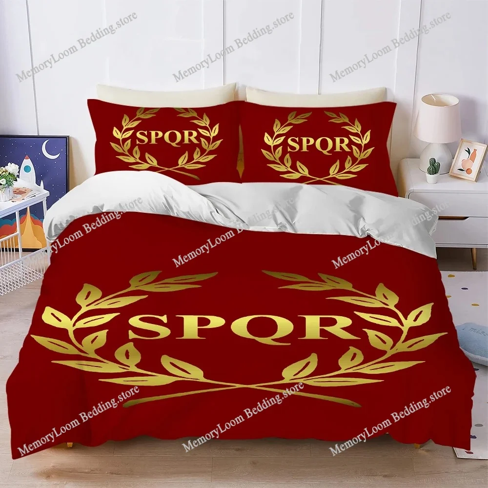 Gold Imperial Eagle Rome SPQR Duvet Cover Set Home Style Bedding Soft Laundry Cotton Bed Student Dormitory Gift Home Textile
Gold Imperial Eagle Rome SPQR Duvet Cover Set Home Style Bedding Soft Laundry Cotton Bed Student Dormitory Gift Home Textile