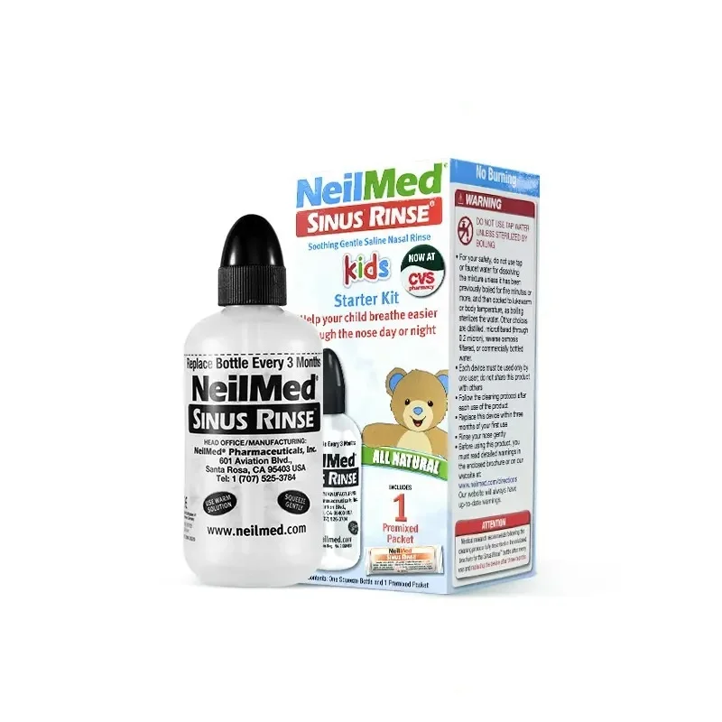 NeilMed 120/240ML Nasal irrigator Nasal Wash Cleaner With Salts Nose Protector Avoid Allergic Rhinitis For Adults And Children
NeilMed 120/240ML Nasal irrigator Nasal Wash Cleaner With Salts Nose Protector Avoid Allergic Rhinitis For Adults And Children
