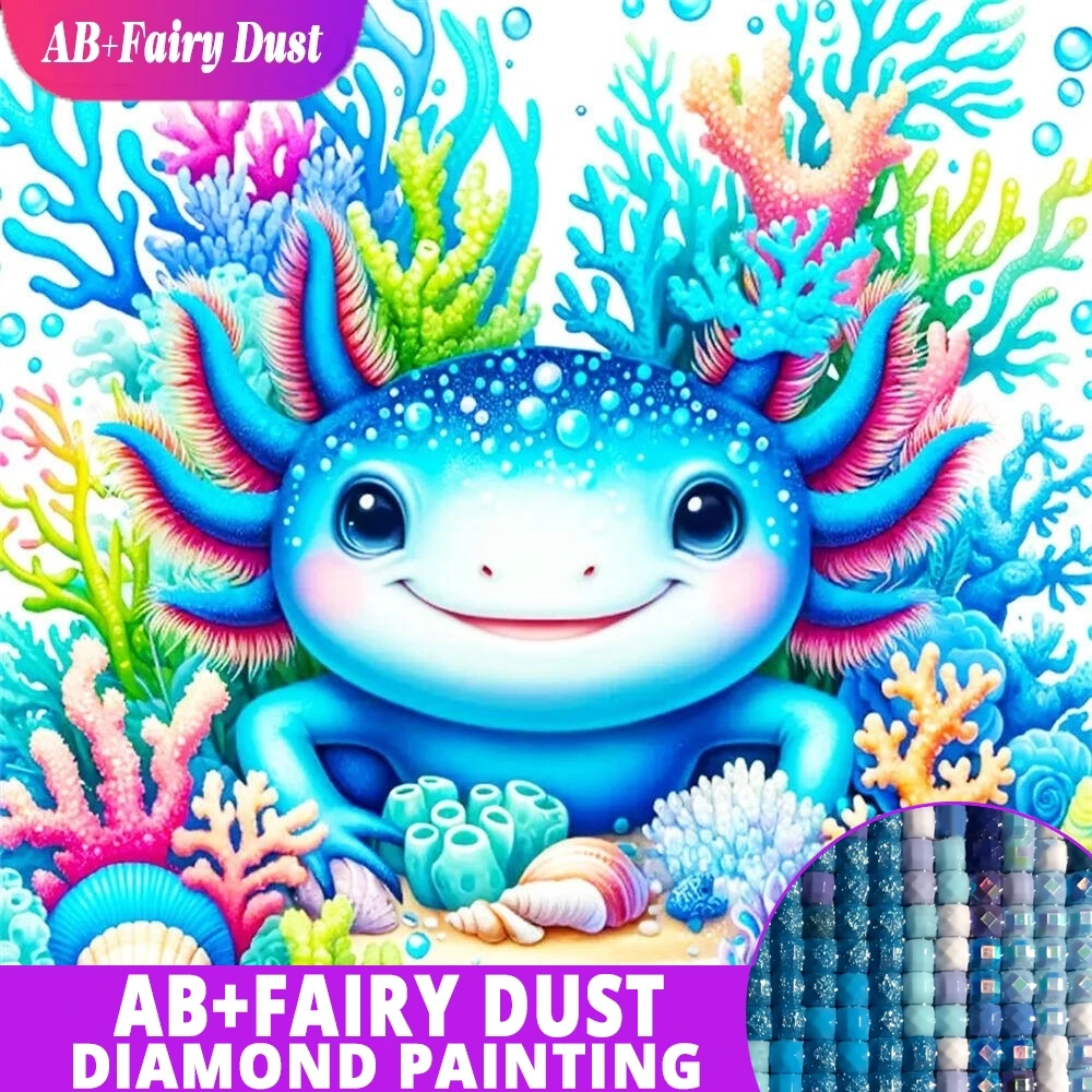 AB Фея Пыль 5D алмазная живопись Аксолотль Саламандра DIY полная дрель животное мозаика мультфильм ремесленные принадлежности домашний декор
AB Фея Пыль 5D алмазная живопись Аксолотль Саламандра DIY полная дрель животное мозаика мультфильм ремесленные принадлежности домашний декор