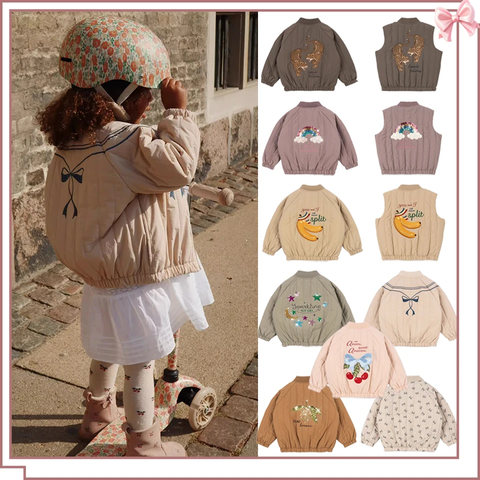 Детская тяжелая верхняя одежда на зиму 2025 KS для маленьких мальчиков, детская куртка из овечьей шерсти с вышивкой, пальто для девочек, милое хлопковое флисовое пальто с блестками
Детская тяжелая верхняя одежда на зиму 2025 KS для маленьких мальчиков, детская куртка из овечьей шерсти с вышивкой, пальто для девочек, милое хлопковое флисовое пальто с блестками