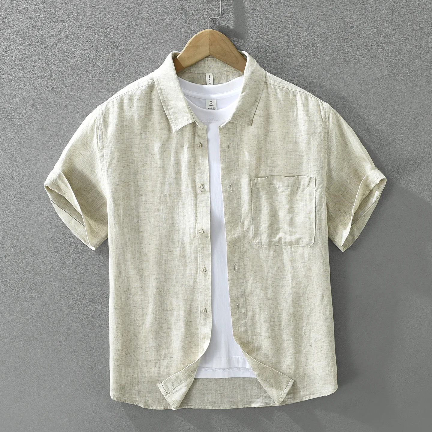 Men's Short Sleeve Linen Shirt Summer Thin Breathable Sun Protection Casual Shirt Linen Material Loose Fit Daily Wear
Men's Short Sleeve Linen Shirt Summer Thin Breathable Sun Protection Casual Shirt Linen Material Loose Fit Daily Wear