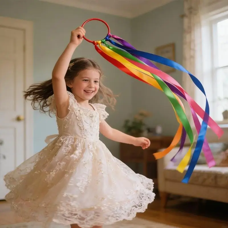 Rainbow Colored Streamers Wrist Accessories Gymnastics Ribbons for Childrens Parties And Team Sports JOME
Rainbow Colored Streamers Wrist Accessories Gymnastics Ribbons for Childrens Parties And Team Sports JOME