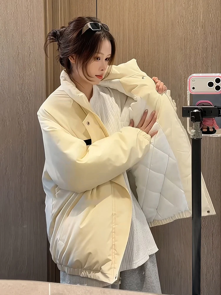 Thiened Cotton Pilot Jaet Stand Collar Men Women Autumn Winter Warm Coat Stand Fit Long Sve Casual Pure Color Jaet
Thiened Cotton Pilot Jaet Stand Collar Men Women Autumn Winter Warm Coat Stand Fit Long Sve Casual Pure Color Jaet