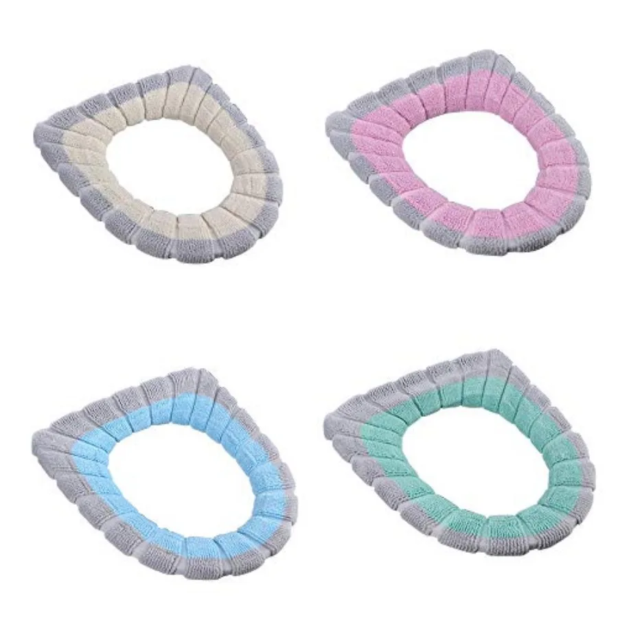 4 Pcs Soft Toilet Seat Cover Pad O Type Warmer Stretchable Thicker Washable Cloth Double Color
4 Pcs Soft Toilet Seat Cover Pad O Type Warmer Stretchable Thicker Washable Cloth Double Color