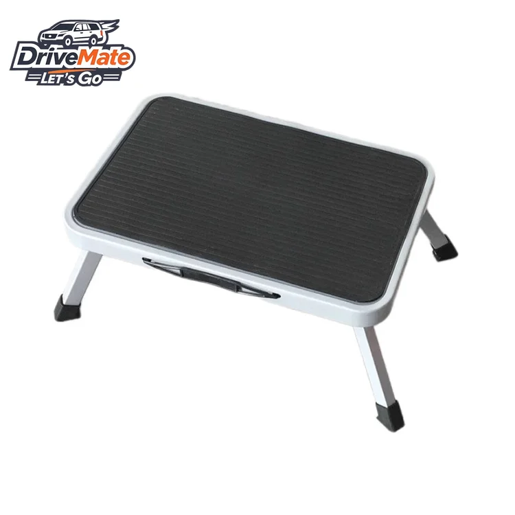 Portable Mini Caravan Step Stools Carry Handle Anti-Slip Folding Work Platform Iron Ottomans Camping RV Ladder Stool Structure
Portable Mini Caravan Step Stools Carry Handle Anti-Slip Folding Work Platform Iron Ottomans Camping RV Ladder Stool Structure