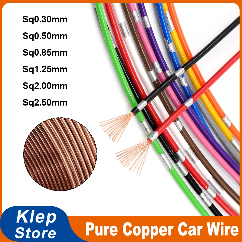 11 Colors 5/10/50M AVSS Pure Copper Car Wire 22 20 18 16 14 13 AWG Thin PVC Insulation Speaker Audio Cable DIY Automotive Wires
11 Colors 5/10/50M AVSS Pure Copper Car Wire 22 20 18 16 14 13 AWG Thin PVC Insulation Speaker Audio Cable DIY Automotive Wires