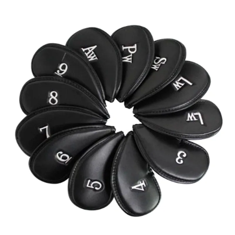 12Pcs/Set PU Leather Golf Iron Head Covers Club Headcover Waterproof For Golf Iron Club Set 3-SW Universal Iron Club Headcovers
12Pcs/Set PU Leather Golf Iron Head Covers Club Headcover Waterproof For Golf Iron Club Set 3-SW Universal Iron Club Headcovers