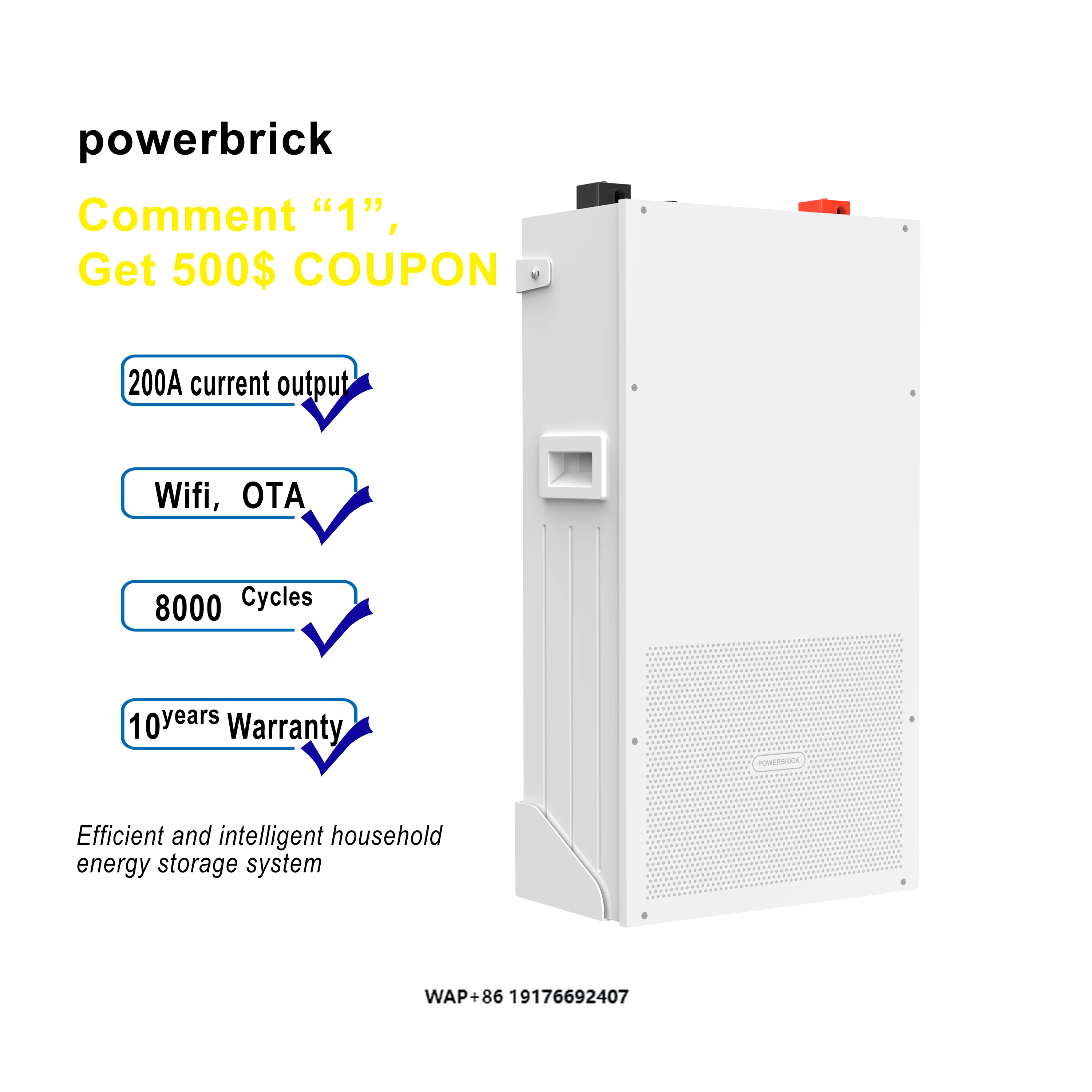 Dyness 15kwh Lifepo4 Battery 51.2v 48v 280ah Lithium Battery Wall Mounted 95%DOD Home Energy Storage Battery Good Price
Dyness 15kwh Lifepo4 Battery 51.2v 48v 280ah Lithium Battery Wall Mounted 95%DOD Home Energy Storage Battery Good Price