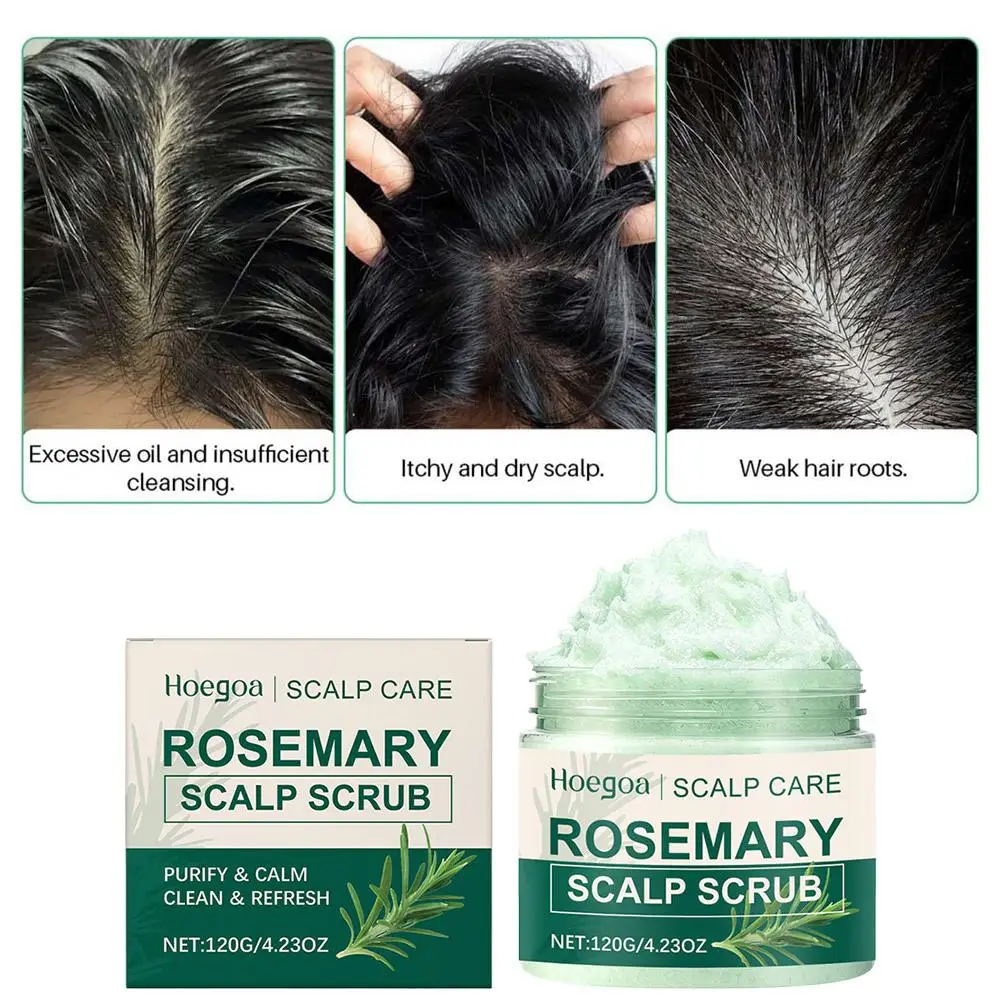 Rosemary Scalp Scrub With Silicone Scalp Massager Deep Secretion Itching Sebum Dandruff Control Removal Shampoo Relieve Cle A3V1
Rosemary Scalp Scrub With Silicone Scalp Massager Deep Secretion Itching Sebum Dandruff Control Removal Shampoo Relieve Cle A3V1