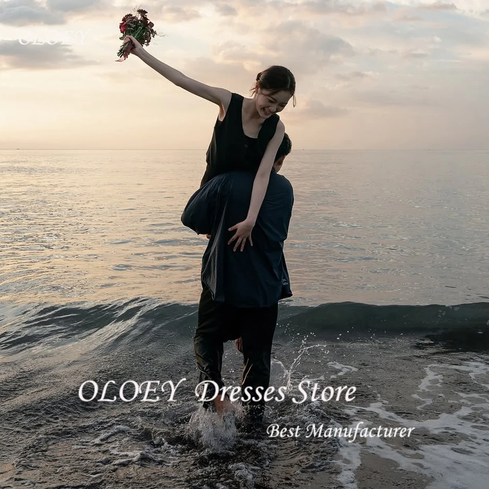 OLOEY 2025 New Korea Black Wedding Dress Women Photoshoot A-line Bridal Gown Square Collar Floor Length Pleat Customized
OLOEY 2025 New Korea Black Wedding Dress Women Photoshoot A-line Bridal Gown Square Collar Floor Length Pleat Customized