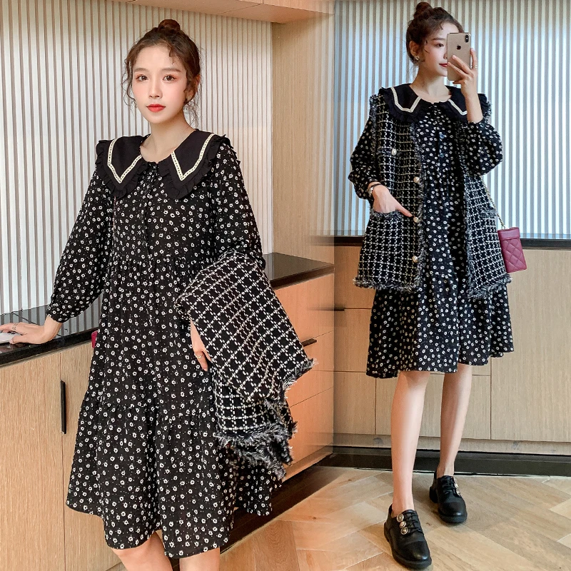 6946# Maternity Dress New Arrived Long Sleeves Floral Dress Loose Plus Size Midi Dress Pregnant Women Mom Pregnancy Clothes
6946# Maternity Dress New Arrived Long Sleeves Floral Dress Loose Plus Size Midi Dress Pregnant Women Mom Pregnancy Clothes