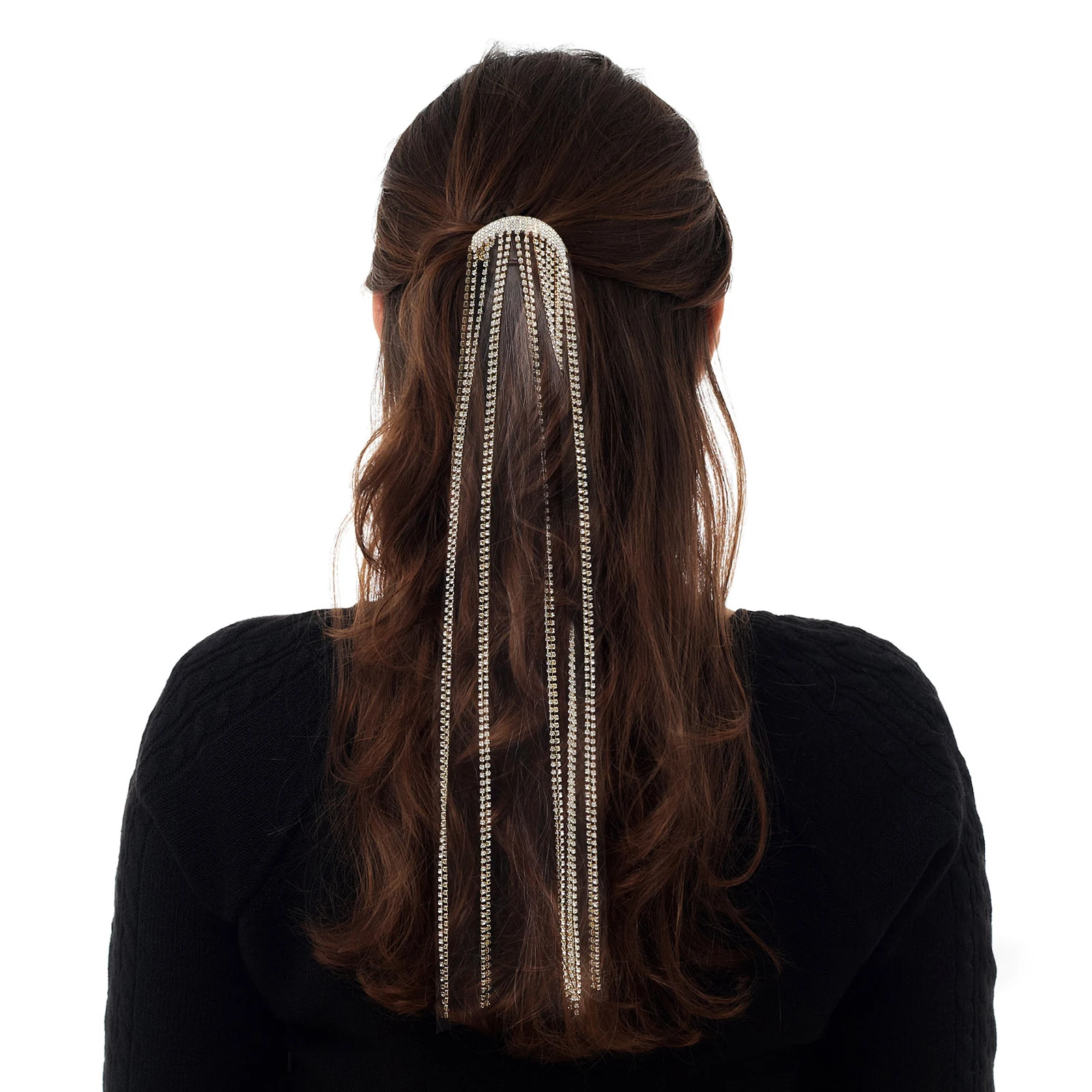 Rhinestone Hair Clip Women Girls Ponytail Accessories Metal Headwear Hair Fixing Clip Spring Clamp For Hairstyles
Rhinestone Hair Clip Women Girls Ponytail Accessories Metal Headwear Hair Fixing Clip Spring Clamp For Hairstyles