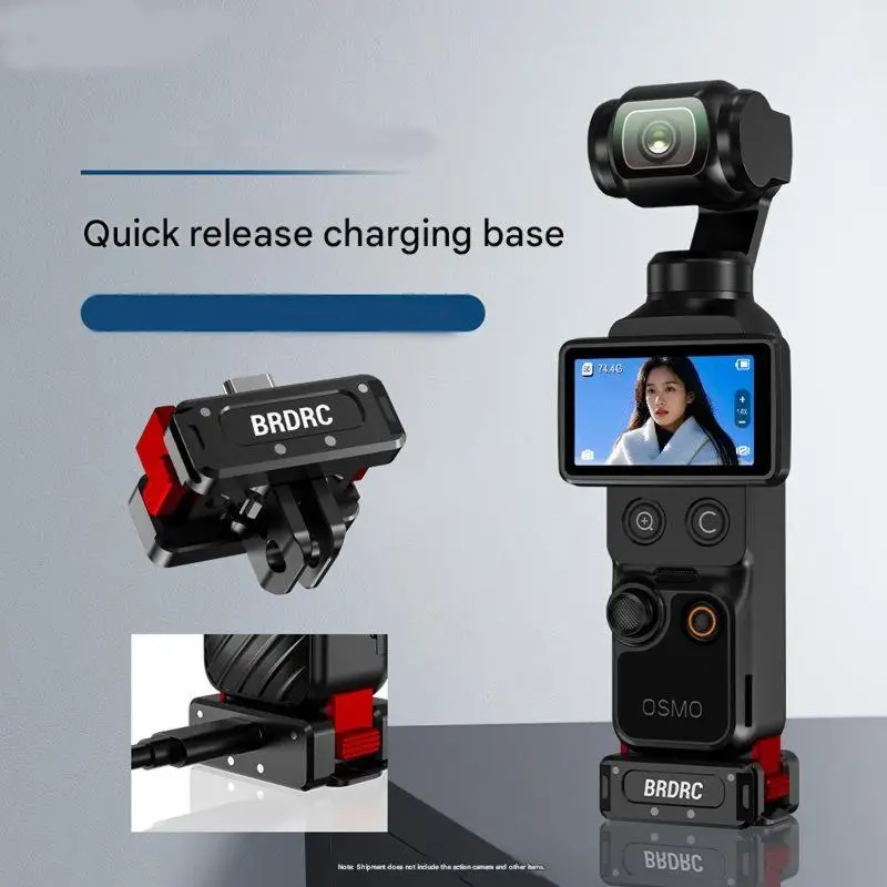 Type C Charging Stand For Pocket 4/3 Enables HandsFree Filming And External Power Supply 896C
Type C Charging Stand For Pocket 4/3 Enables HandsFree Filming And External Power Supply 896C