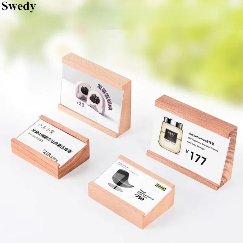 90x54mm Wedding Wood Table Number Name Card Holder Small Price Label Paper Holder Acrylic Menu Paper Sign Holder Display Stand
90x54mm Wedding Wood Table Number Name Card Holder Small Price Label Paper Holder Acrylic Menu Paper Sign Holder Display Stand