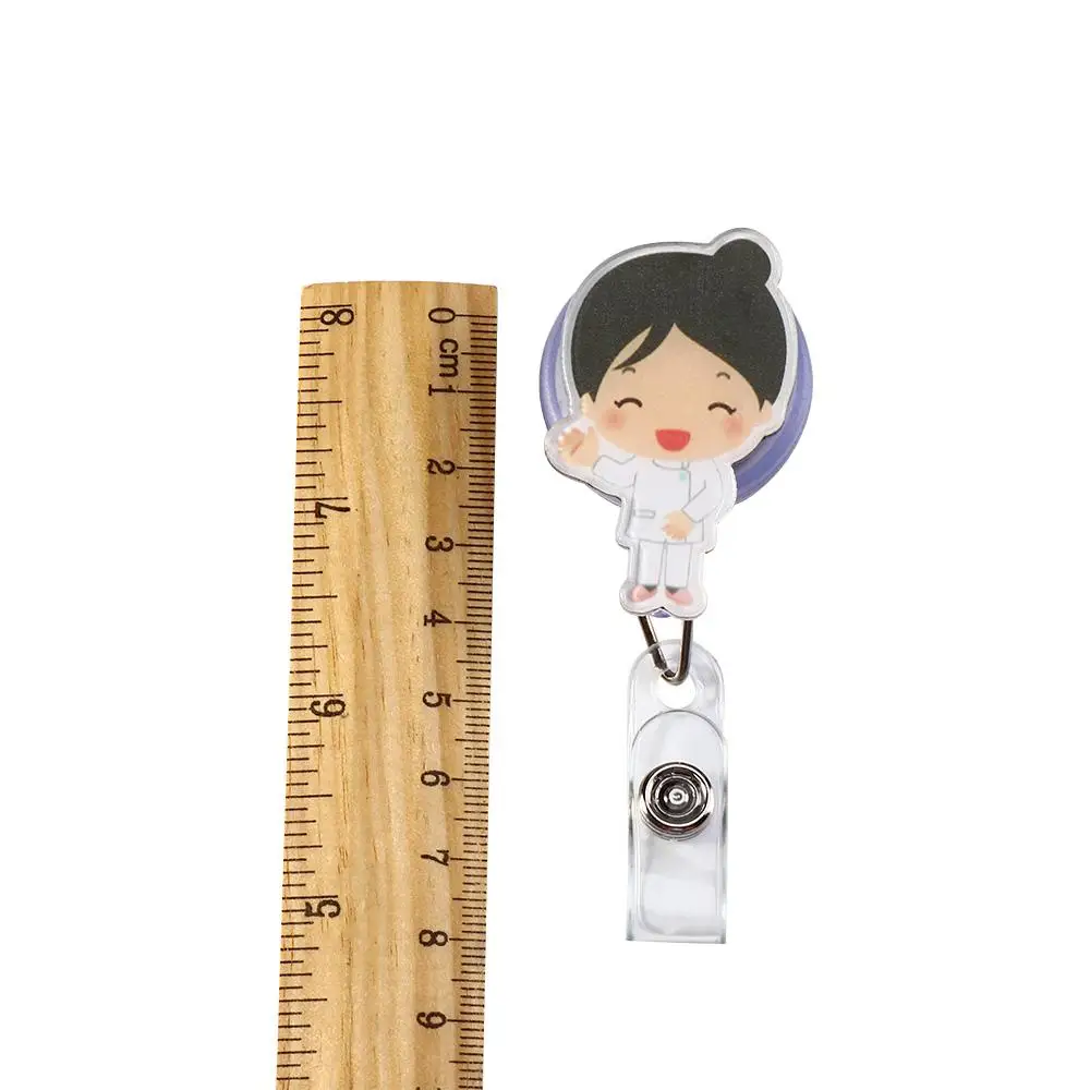 Exhibiton Cute Doctor Clips Retractable Badge Reel Office Supplies Card Holder Clip Badge Holder Clip Name Card Holder
Exhibiton Cute Doctor Clips Retractable Badge Reel Office Supplies Card Holder Clip Badge Holder Clip Name Card Holder