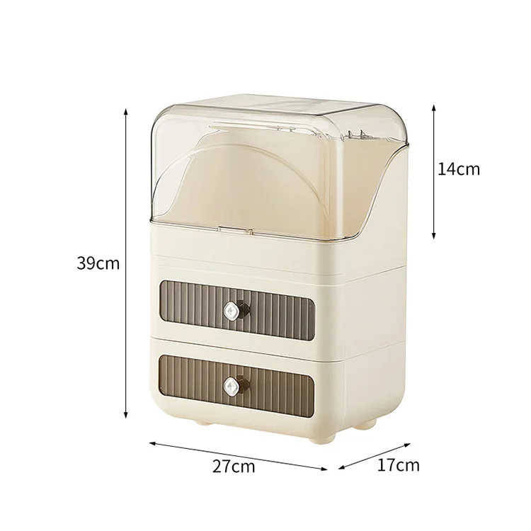 Light Luxury Cream Style Table Top Household Large Capacity Cosmetics Shelf Multi-Layer Drawer Dustproof Cosmetics Storage Box
Light Luxury Cream Style Table Top Household Large Capacity Cosmetics Shelf Multi-Layer Drawer Dustproof Cosmetics Storage Box
