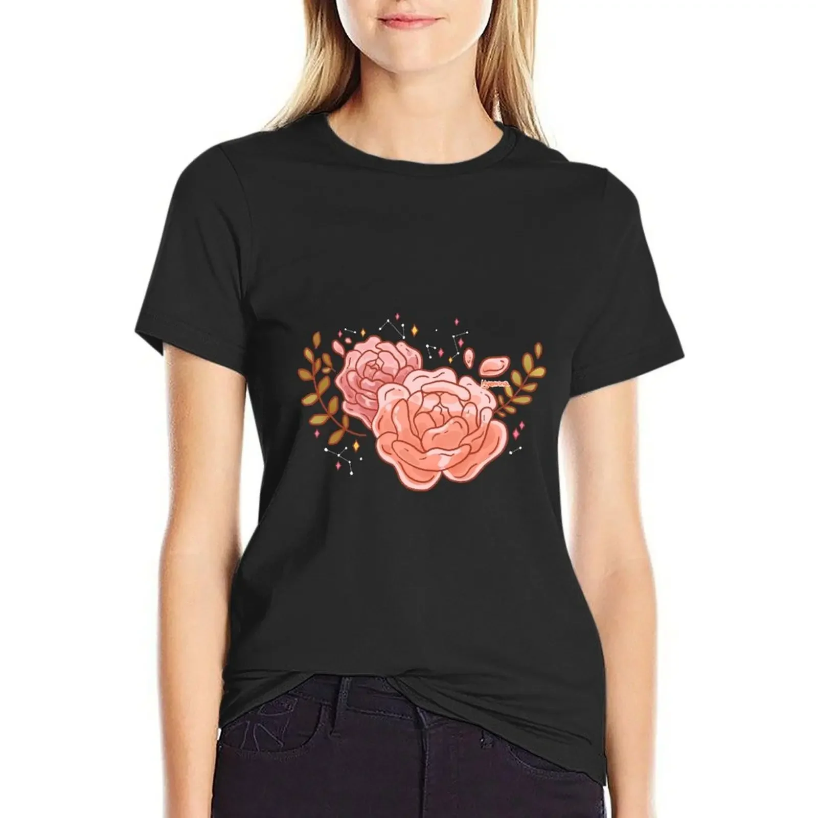 Two Clear Roses T-Shirt shirts graphic tees korean fashion cute clothes rock and roll t shirts for Women
Two Clear Roses T-Shirt shirts graphic tees korean fashion cute clothes rock and roll t shirts for Women
