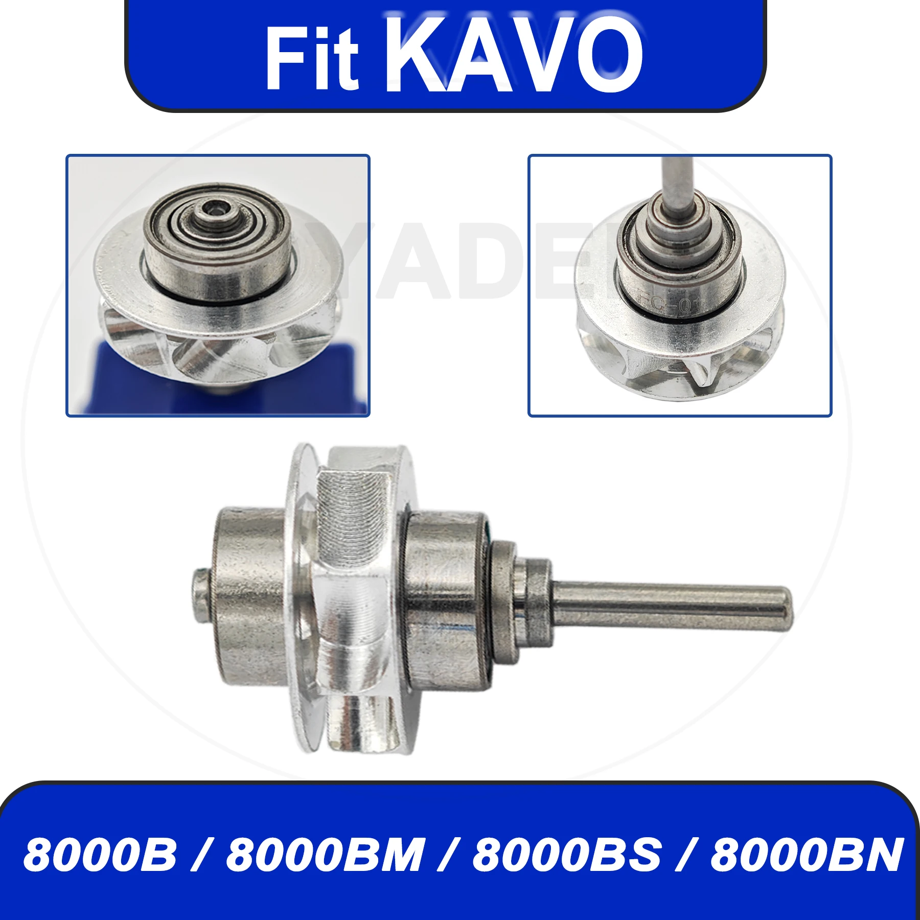 For KAVO 8000B/8000BM/8000BN/8000BS High Speed Handpiece Dental Turbine Cartridge Air Rotor Dentistry Accessories
For KAVO 8000B/8000BM/8000BN/8000BS High Speed Handpiece Dental Turbine Cartridge Air Rotor Dentistry Accessories