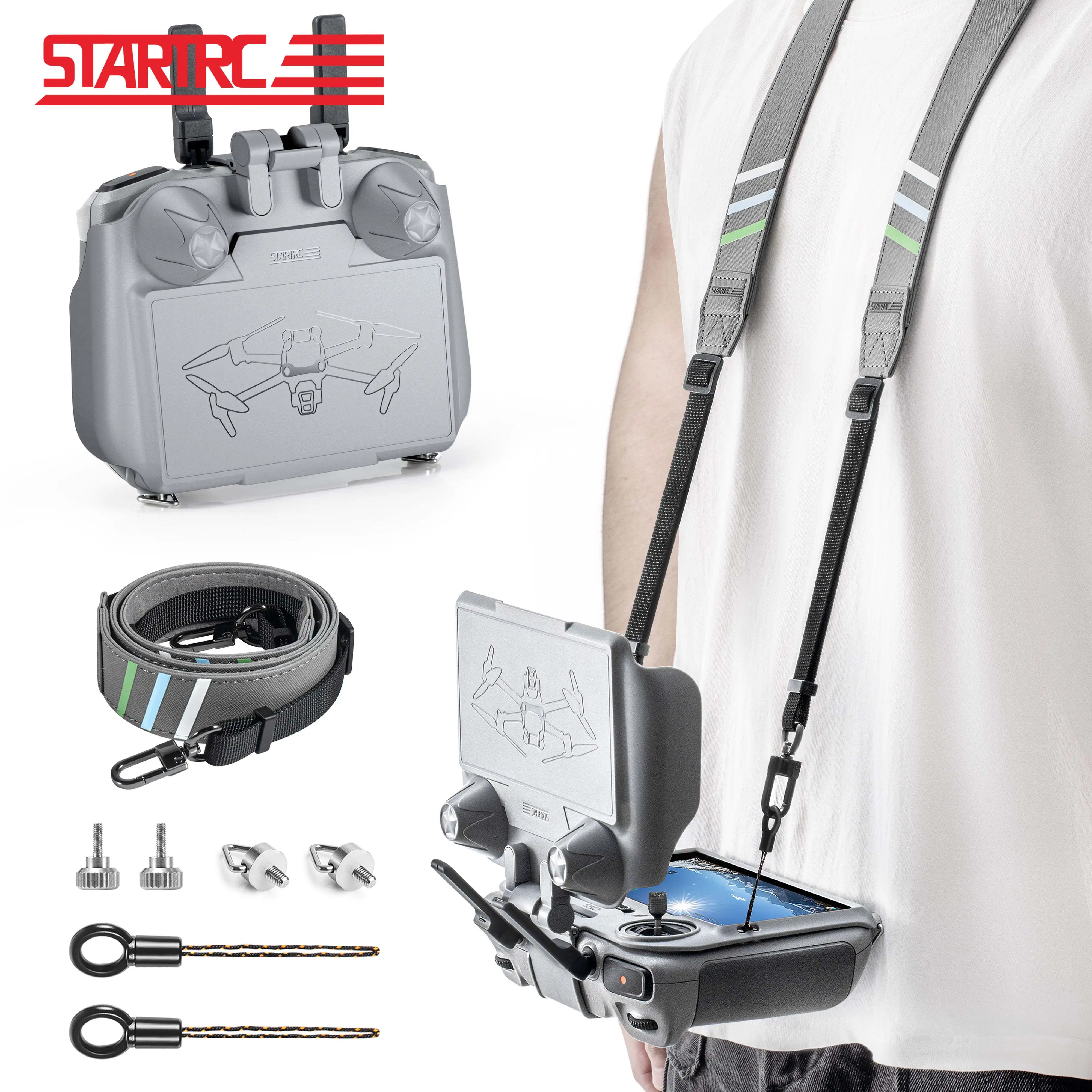 STARTRC For DJI RC 2/RC Controllers 3-in-1 Adjustable Sun Hood Screen Protector Lanyard Kit For DJI Mini 4 Pro/Mini 3/Neo/Air 3
STARTRC For DJI RC 2/RC Controllers 3-in-1 Adjustable Sun Hood Screen Protector Lanyard Kit For DJI Mini 4 Pro/Mini 3/Neo/Air 3