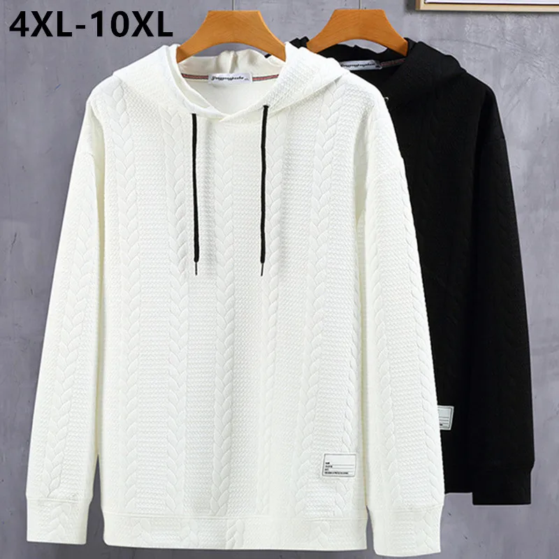 Plus Size Hoodie Off White Pullovers High Quality 160KG Tops 10XL 9XL 8XL 7XL Jacquard Long Sleeve Hat Oversize Black Sweatshirt
Plus Size Hoodie Off White Pullovers High Quality 160KG Tops 10XL 9XL 8XL 7XL Jacquard Long Sleeve Hat Oversize Black Sweatshirt