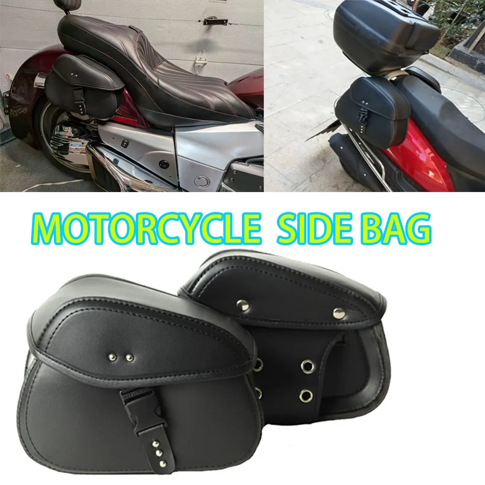Durable PU Leather Waterproof Motorbike Side Saddlebags Universal Storage Tool For Harley Suzuki Kawasaki Yamaha Motorcycle
Durable PU Leather Waterproof Motorbike Side Saddlebags Universal Storage Tool For Harley Suzuki Kawasaki Yamaha Motorcycle