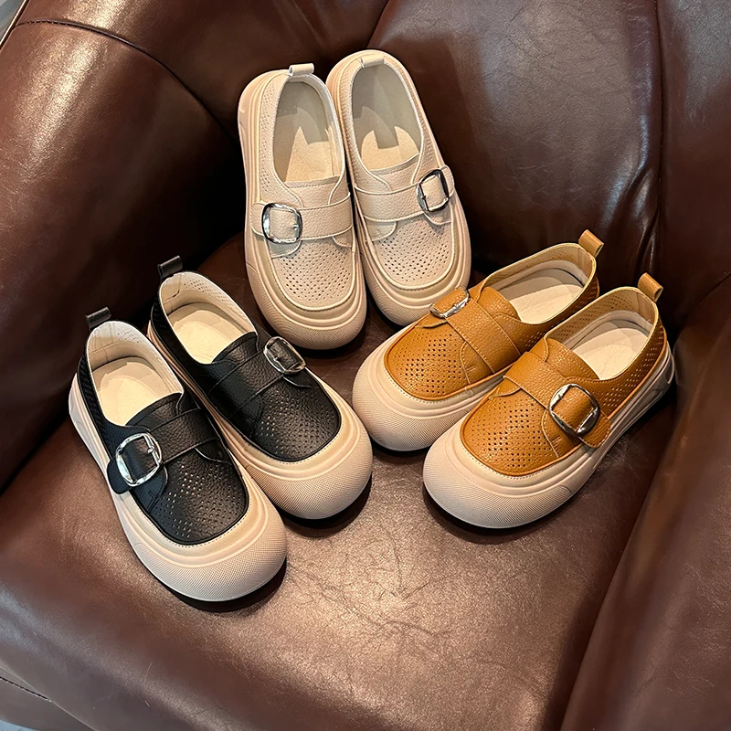 CICIYANG Thick-soled hollow Women's loafers 2026 summer new retro little white shoes casual fashion female shoes
CICIYANG Thick-soled hollow Women's loafers 2026 summer new retro little white shoes casual fashion female shoes