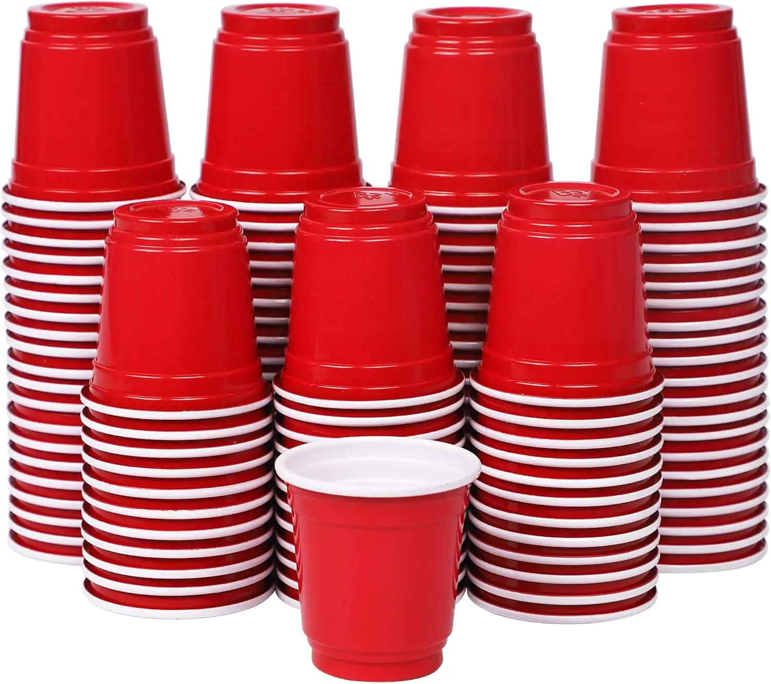 120ct 2oz Mini Disposable Shot Cups, Small Red Plastic Party Cups for Parties Games Events
120ct 2oz Mini Disposable Shot Cups, Small Red Plastic Party Cups for Parties Games Events