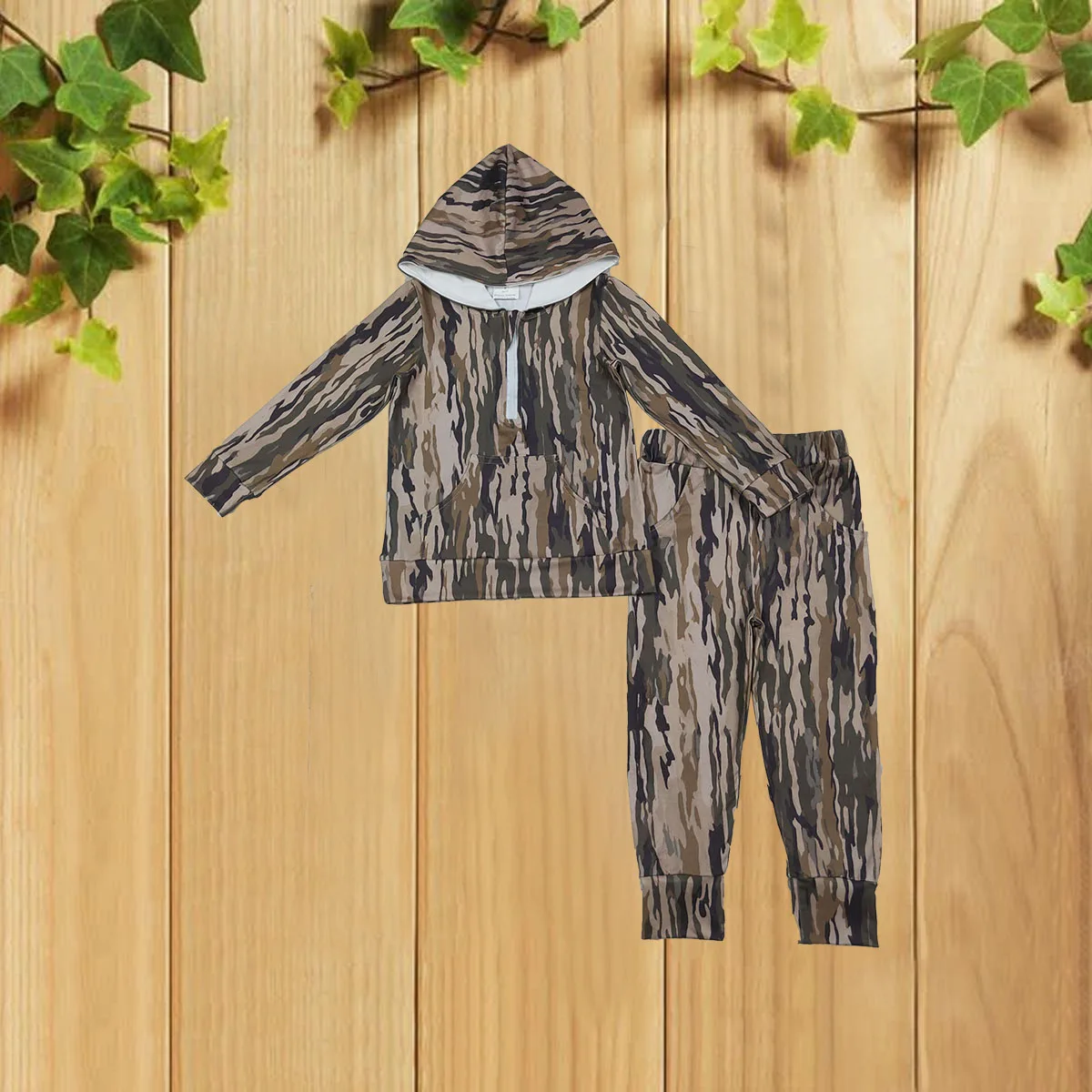 10.17 Children's Camouflage Long Sleeve Long Pants Set with Zipper Hooded Pocket Autumn Trendy Outfit for Kids
10.17 Children's Camouflage Long Sleeve Long Pants Set with Zipper Hooded Pocket Autumn Trendy Outfit for Kids