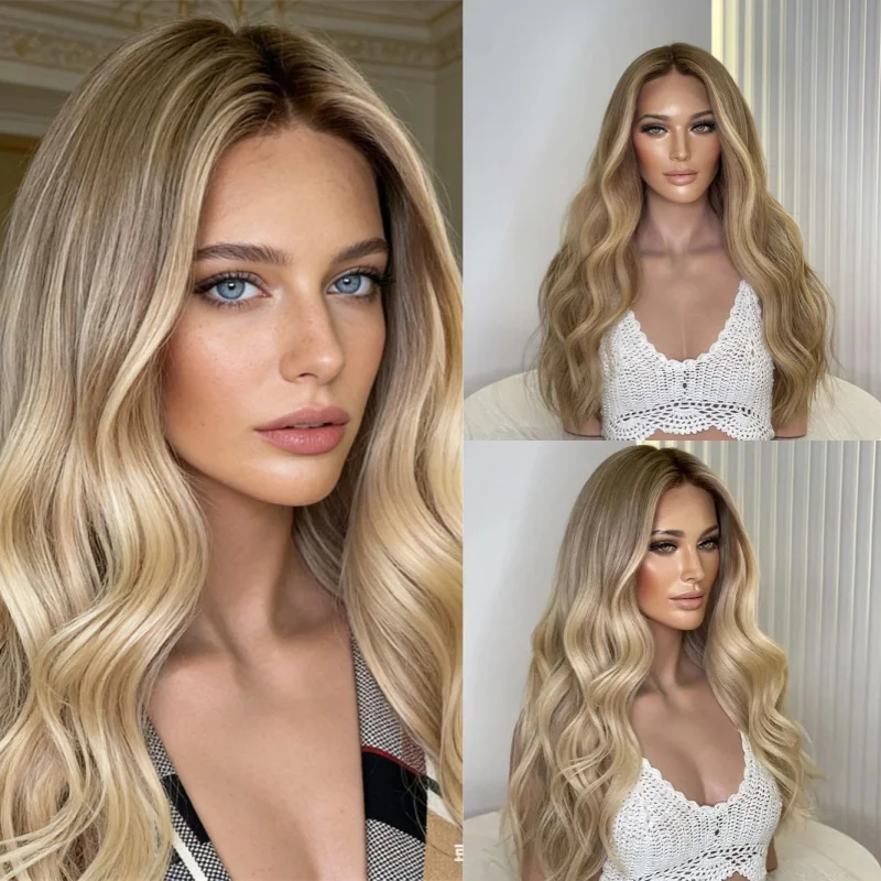 Синтетический парик 13x4 Ombre Brown Blonde с HD-кружевом, мягкий, длинный, волнистый, термостойкий, с предварительно вычесанной линией роста волос и детскими волосками
Синтетический парик 13x4 Ombre Brown Blonde с HD-кружевом, мягкий, длинный, волнистый, термостойкий, с предварительно вычесанной линией роста волос и детскими волосками