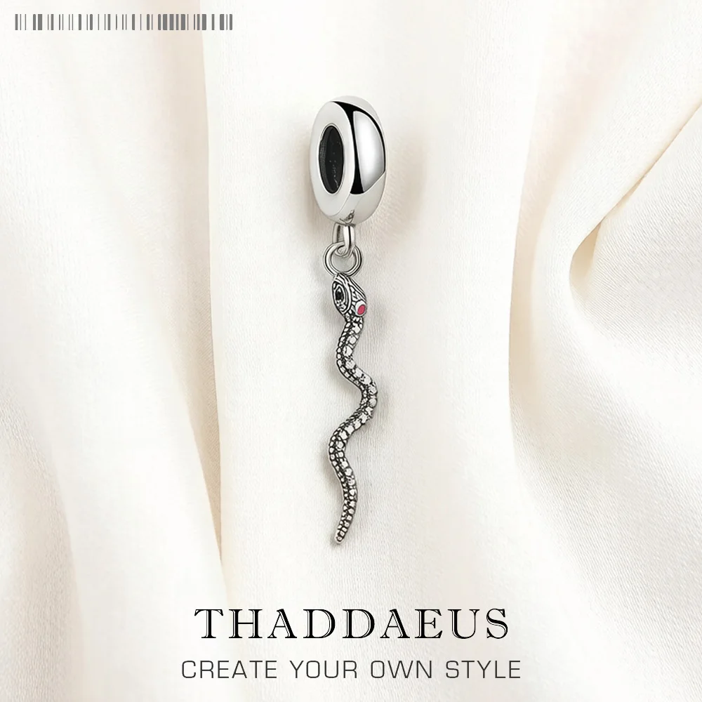 Snake Original 925 Sterling Silver Dangle Charm Pendant Women Fine Jewelry Bohemia Gift
Snake Original 925 Sterling Silver Dangle Charm Pendant Women Fine Jewelry Bohemia Gift