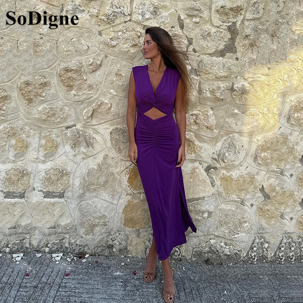 SoDigne Sexy Hoho Prom Dresses Mermaid 2023 Women V neck Wedding Party Formal Gowns Purple Side Split Occasion Graduation Dress
SoDigne Sexy Hoho Prom Dresses Mermaid 2023 Women V neck Wedding Party Formal Gowns Purple Side Split Occasion Graduation Dress