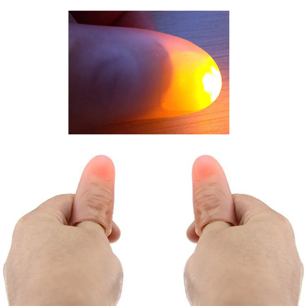 Thumb One Size Random Color Super Bright Flashing Effect Cool Party Accessory for Kids Friends Finger Lamp Must Have
Thumb One Size Random Color Super Bright Flashing Effect Cool Party Accessory for Kids Friends Finger Lamp Must Have