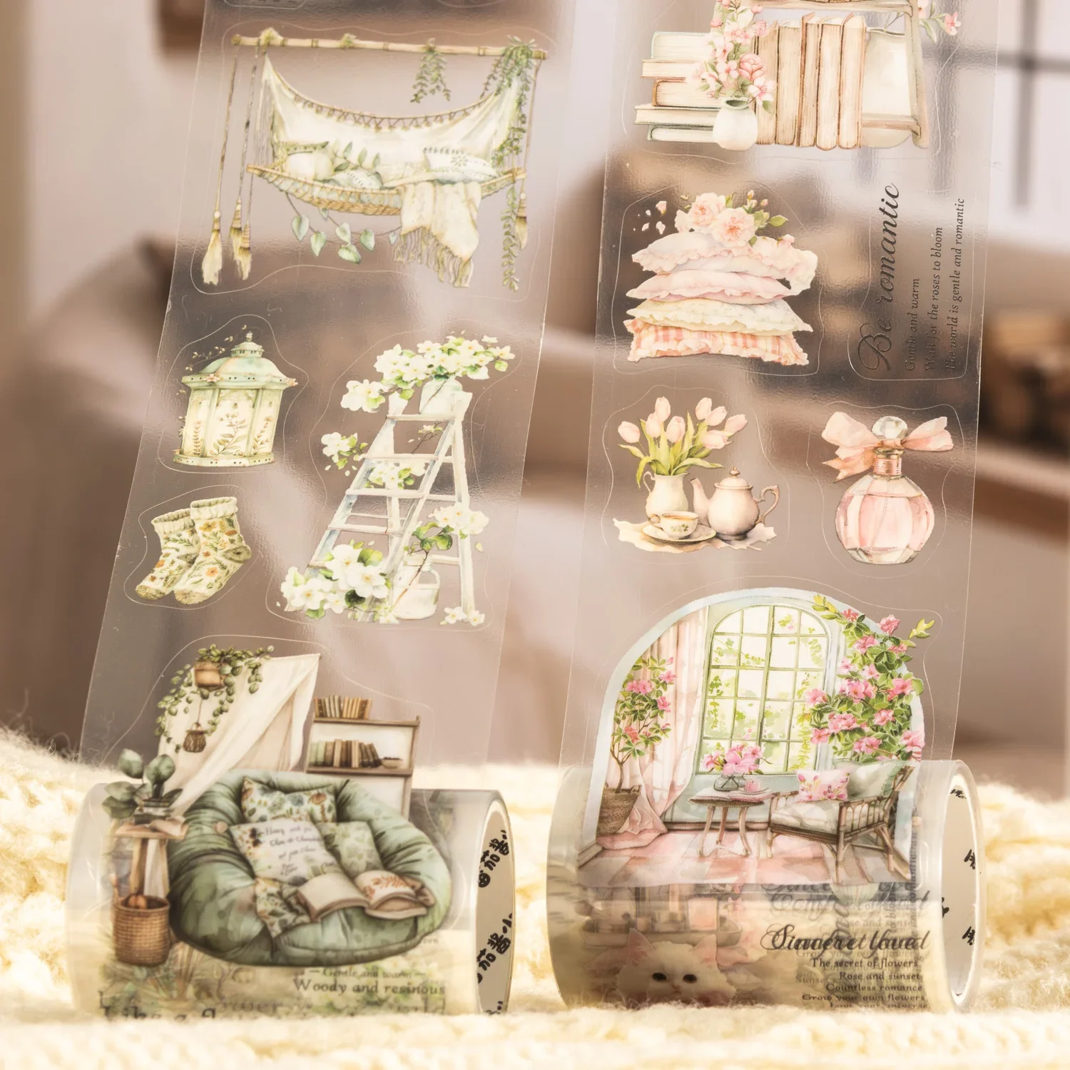 60mm*200cm Warm Home Series Vintage Flower Landscaping PET Tape Creative DIY Journal Material Collage Scrapbook Stationery
60mm*200cm Warm Home Series Vintage Flower Landscaping PET Tape Creative DIY Journal Material Collage Scrapbook Stationery