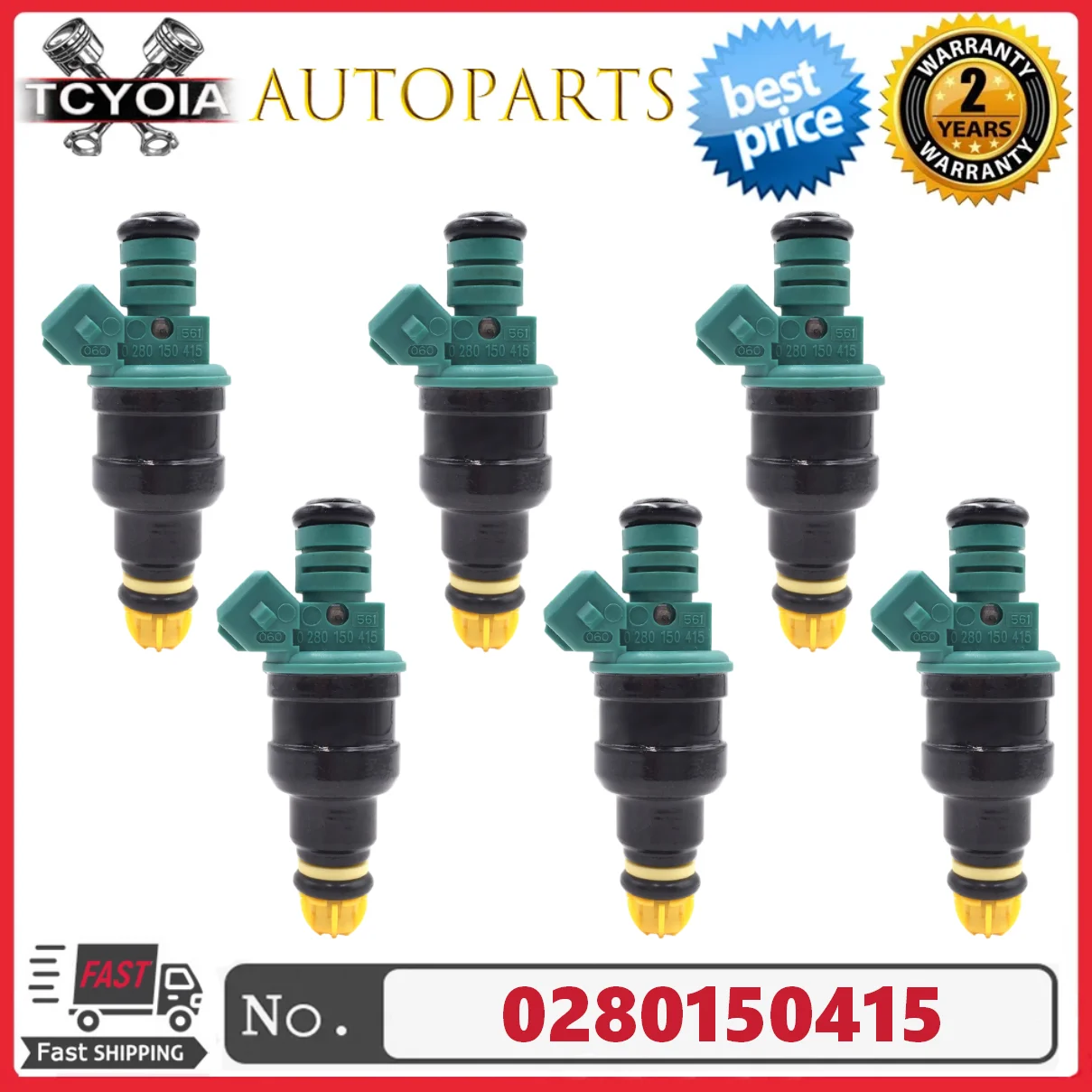 6pcs/lo Fuel Injectorst 0280150415 FJ292 Fits For BMW 323i 325i 525i M3 Flow Matched 2.5L 3.0L
6pcs/lo Fuel Injectorst 0280150415 FJ292 Fits For BMW 323i 325i 525i M3 Flow Matched 2.5L 3.0L